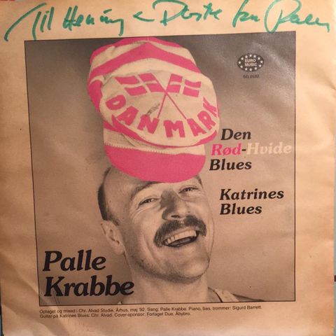 Palle Krabbe - Danmark (1992) (7"singel)