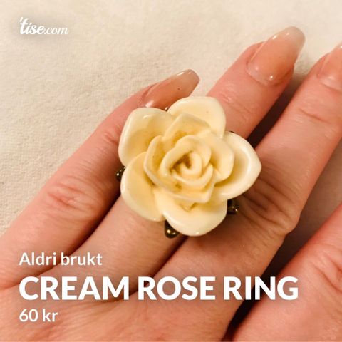 Cream Rose Ring