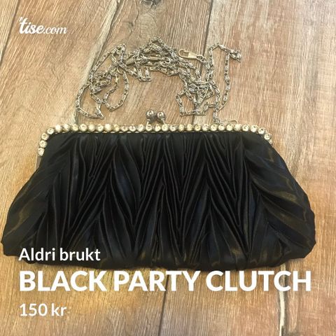 Black Party Clutch