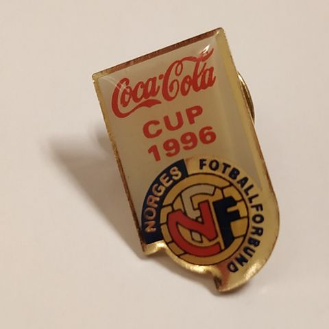 Coca Cola cup 1996, -pins fra Norges Fotballforbund