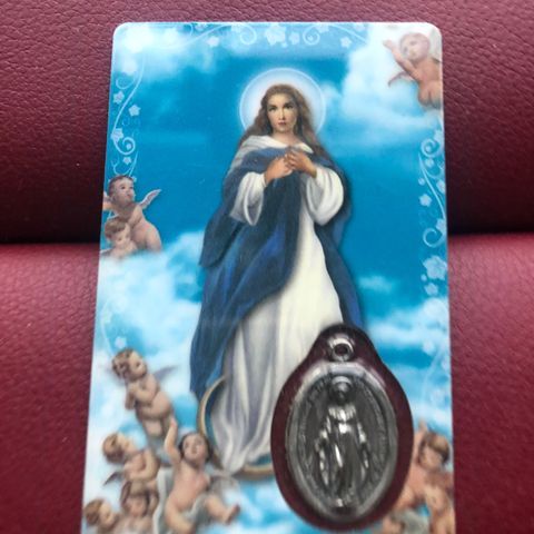 Katolsk Madonna, med smykke. Portugal. Fatima. virgem imaculada