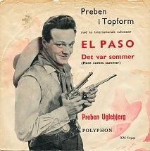 Preben Uglebjerg -  Preben I Topform  (1960)(7"singel)