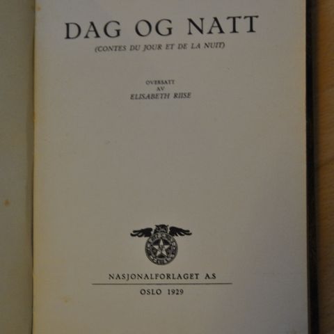 Guy de maupassant: Dag og natt (D). Sendes