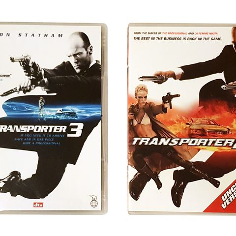 Transporter 2 og 3 (DVDer)