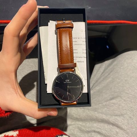 Daniel Wellington Klokke Classic Black Sheffield (Nypris 1899)