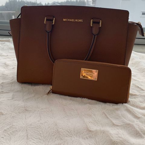 Michael kors veske + lommebok 