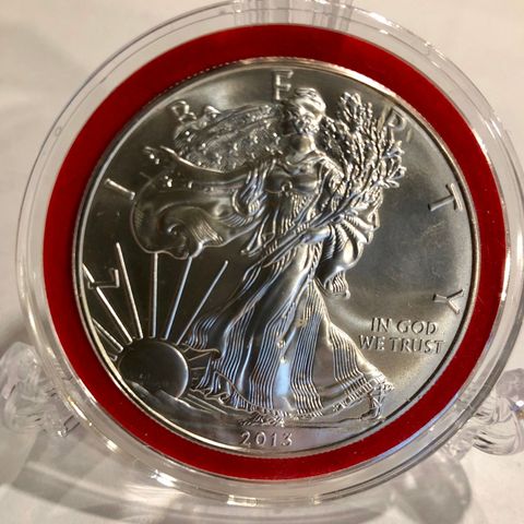Silver Eagle 2013. 1 OZ sølv