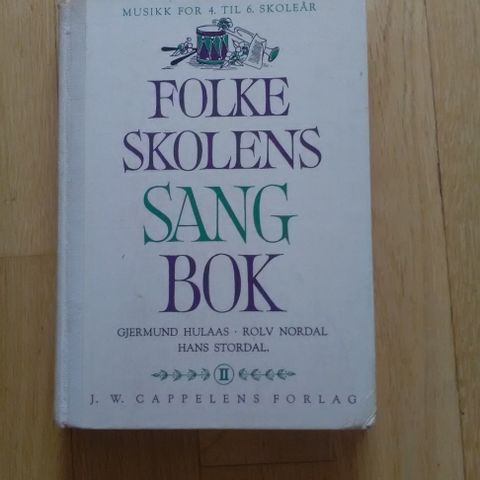 Folkeskolens sangbok II - 1964