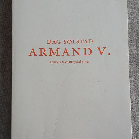 Armand V av Dag Solstad