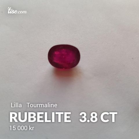 Rubelite Tourmaline 3.8 ct (turmaline )
