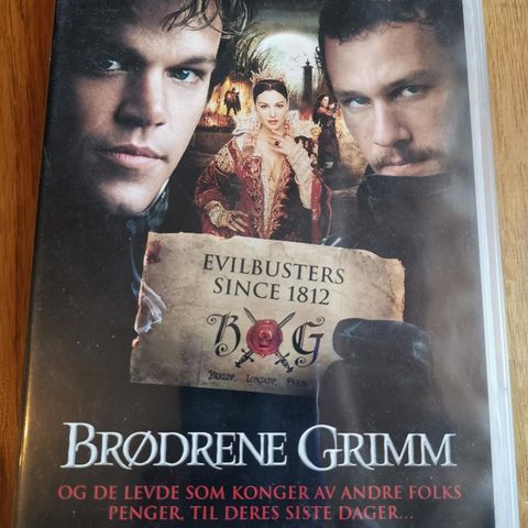 Brødrene Grimm (DVD, Matt Damon, Heath Ledger)