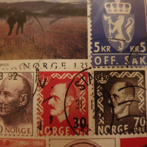Norske frimerker.