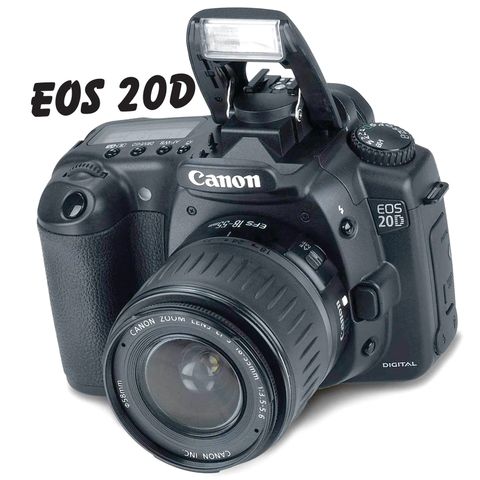 Canon EOS 20D DSLR 1 stk. RETRO FOTO APPARAT Canon EOS 20D DSLR