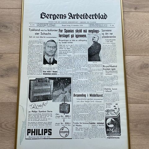 Bergens Arbeiderblad 1936