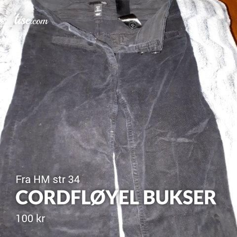 Cordfløyel bukse