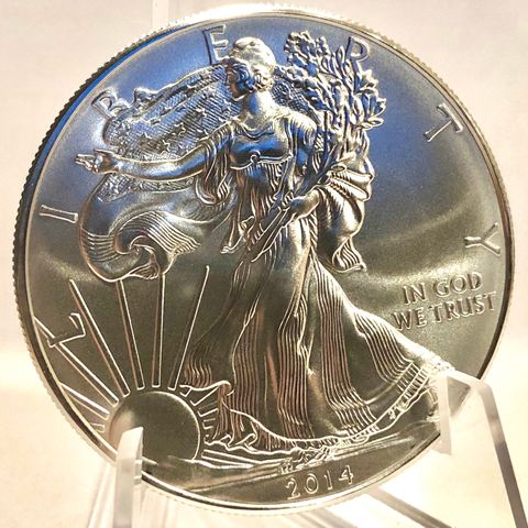 Silver Eagle 2014. 1 OZ sølv