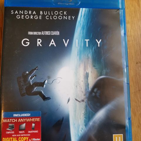 Gravity (Blu-ray, Sandra Bullock)