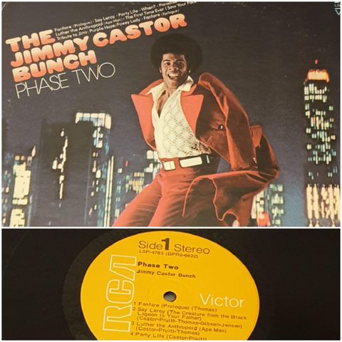 VINTAGE/ RETRO LP-VINYL "THE JIMMY VASTOR BUNCH/PHASE TEO" 1972