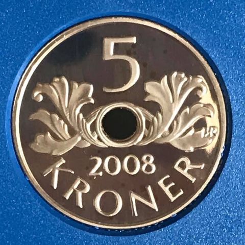 5 kr 2008 i PROOF KVALITET!!!!