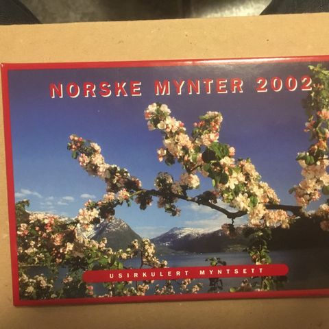 Souvenirsett 2002 Norske mynter selges