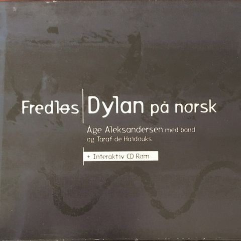 Åge Aleksandersen  - Fredløs | Dylan På Norsk - 2CD Limited Edition - Prudence