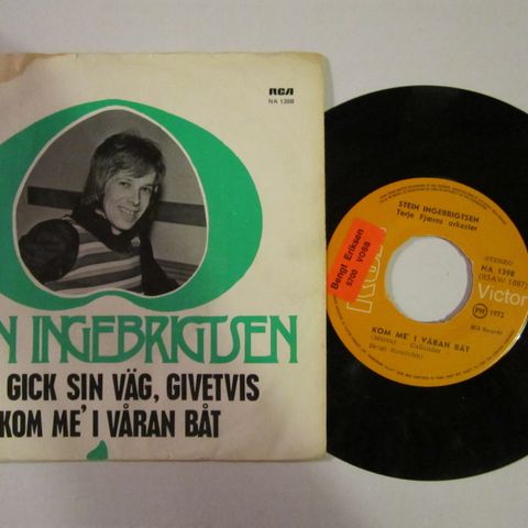 STEIN INGEBRIGTSEN / HON GICK SIN VÄG - 7" VINYL SINGLE