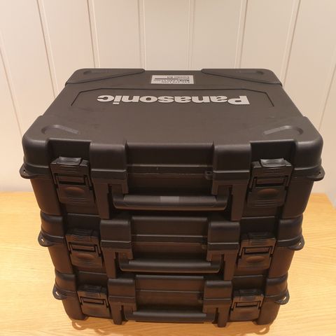 3stk Nye Panasonic verktøy kofferter