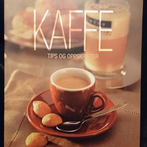 "Kaffe - tips og oppskrifter" - bok - hefte!