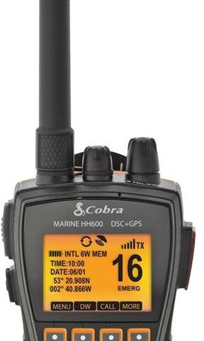 Tilbud VHF Cobra HH600 GPS, DSC flytende