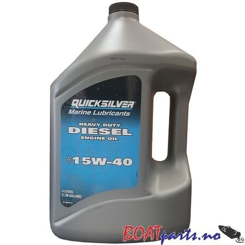 Quicksilver 4L Olje for Dieselmotorer 15W/40