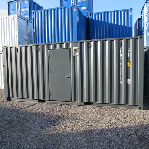 Ny 20 ft Container med personal dør og isolering