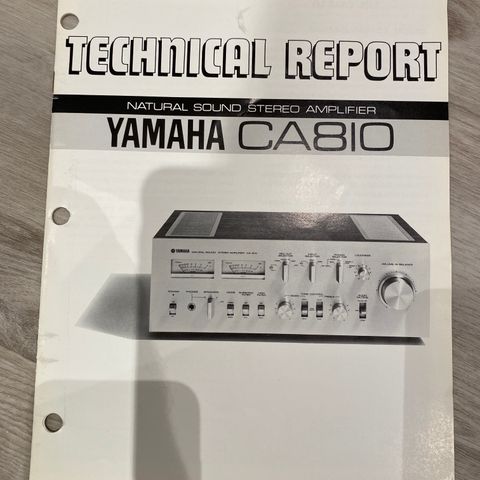 Yamaha CA 810 Technical Report