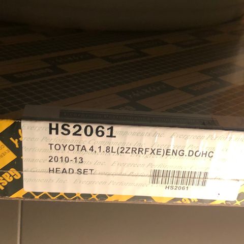 Toyota 1,8 pakningsett