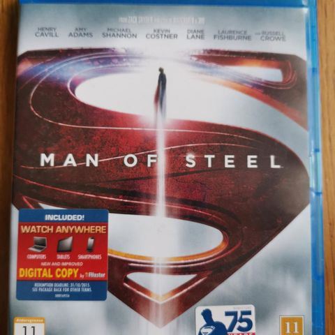 Man of Steel (Blu-ray, Henry Cavill)