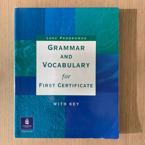 English. Grammer and Vocabulary for first certificate FCE /Toefl tests