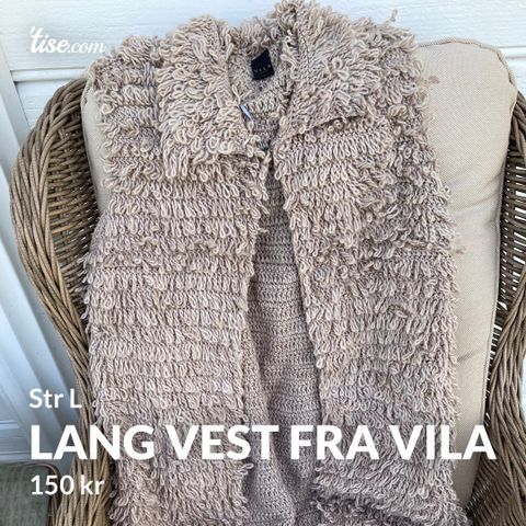 Lang vest fra Vila i str L