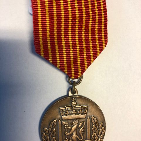 Hærens medalje for fred og frihet.