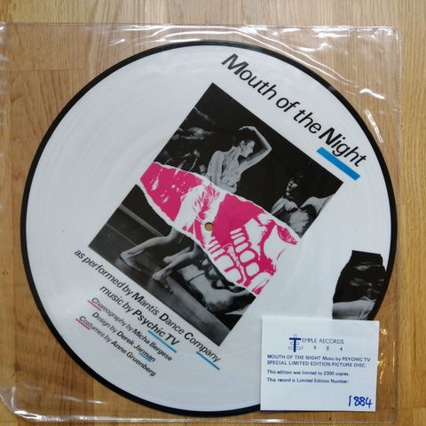 LP picture disc Psychic TV, Mouth of the night