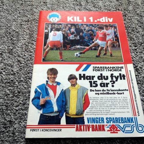 Kampprogram 1984 Kongsvinger