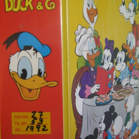 6Donald Duck & Co - i perm - nr 27 - 53/1992 - pene . Se bilder!