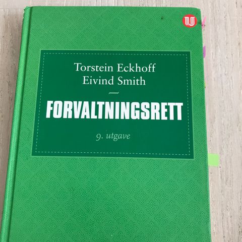 Forvaltningsrett, 9 utgave