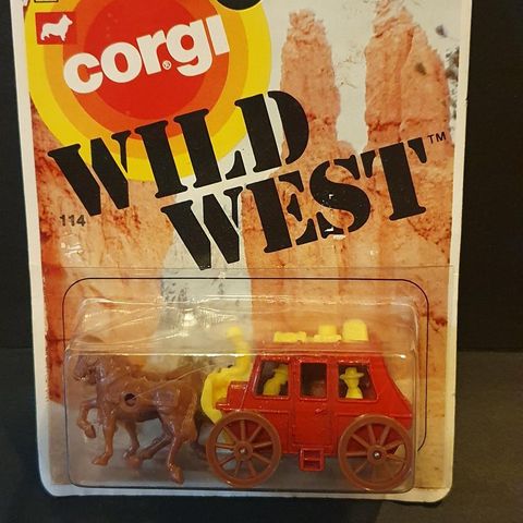 Corgi Wild West heste vogn fremdeles i innpakning