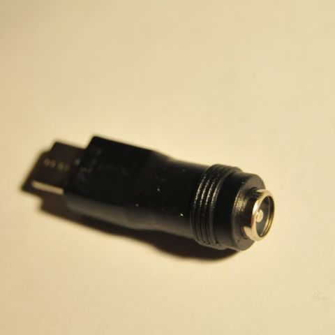 5,5 mm plugg til USB-C-adapter - overgang.