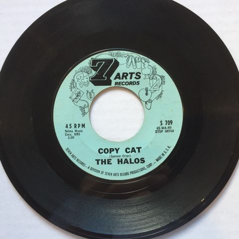 HALOS / COPY  CAT - 7" VINYL SINGLE