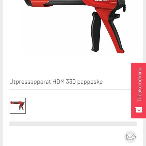 Hilti Utpressapparat