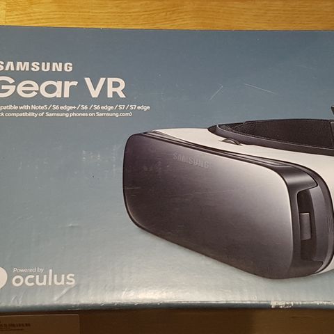 Samsung Gear VR, Oculus nesten ubrukt i original eske S6&S7. S6&7 Edge,Note5