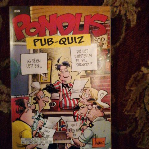 Pondus pub quiz 99kr