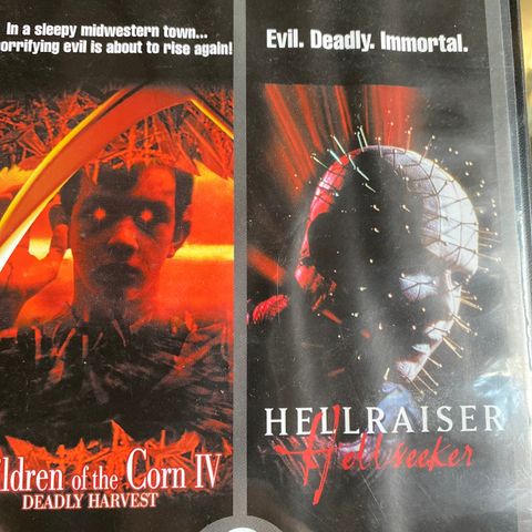 Children of The corn 4/ Hellraiser . Dobbel DVD