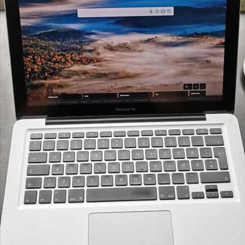 Macbook pro med ssd og 8gb minne