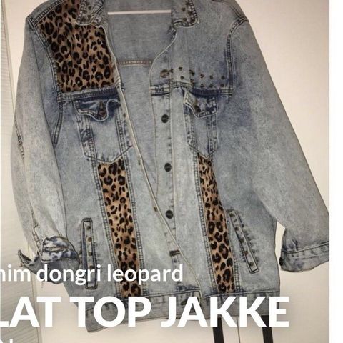 Ønsker å kjøpe leopard dongerijakke